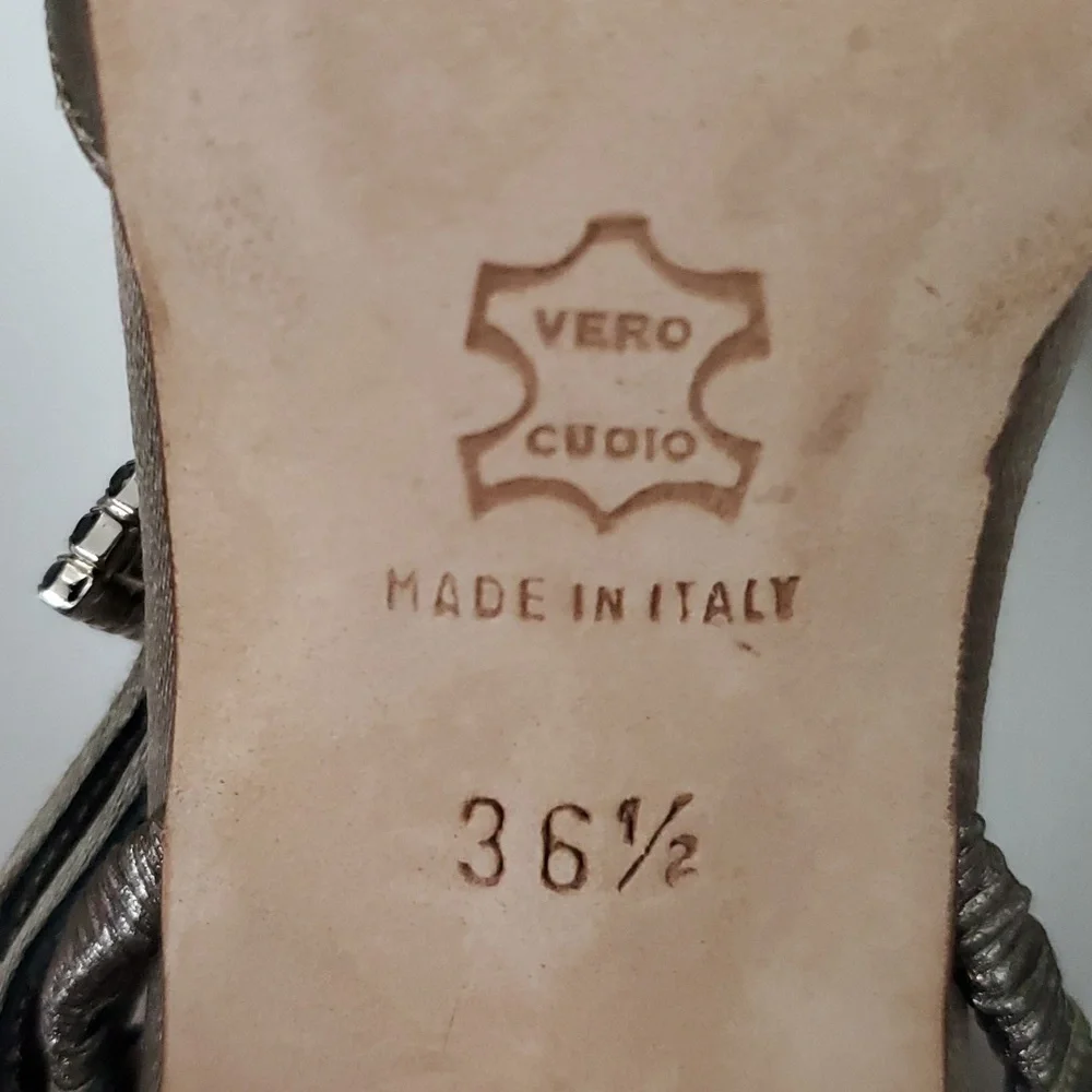 VTG Manolo Blahnik Crystal Satin Slingbacks in box- Carolyne 90s Mary Jane Esque - Picture 10 of 17